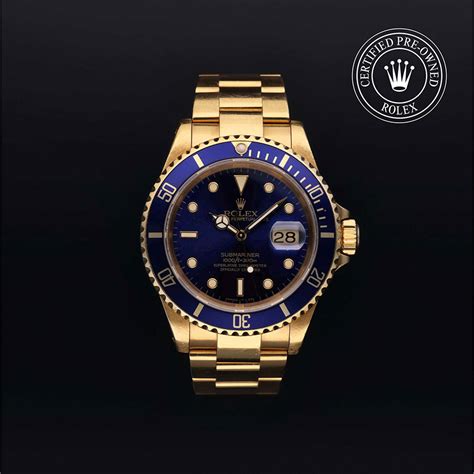 pre owned certified rolex submariner